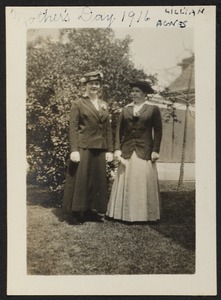 Mother's Day 1916, Lillian & Agnes