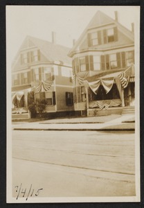 Two sister's houses, (195 & 197) Highland Avenue. Aunt Lizzie's house was on the left, Don King's grandfather's (Charles Corwin) on right