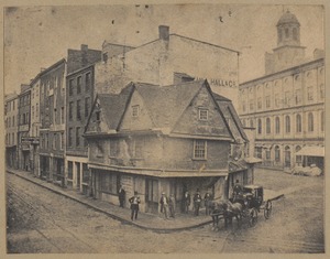 Boston, "Old Cocked Hat", Dock Square, 1680.