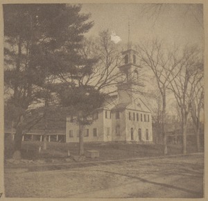 West Roxbury, Second Parish Church where Theodore Parker preached, 1773.