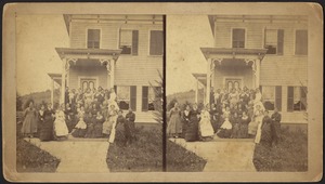 Unidentified group on porch