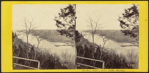 View of the Harlem River from High Bridge, Westchester County