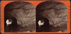 The pictured rocks, interior of Grand Portal