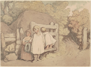 Cottage children - Devon