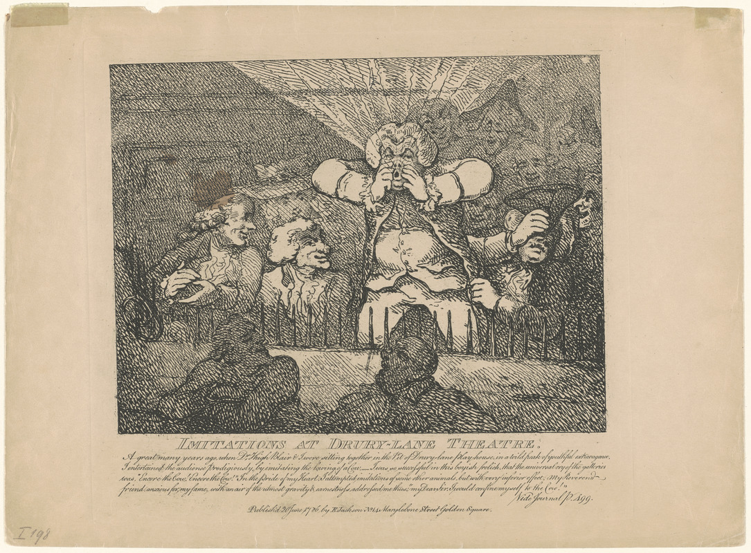 Imitations at Drury-Lane theatre
