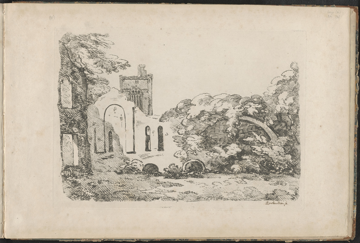 Ruins and a park