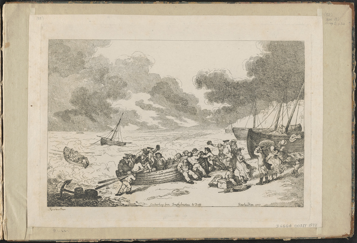 Embarking from Brigthelmstone to Dieppe