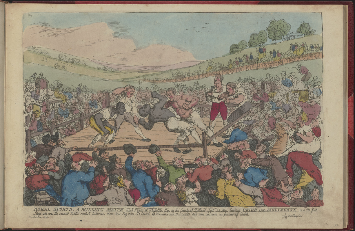 Rural sports. A milling match