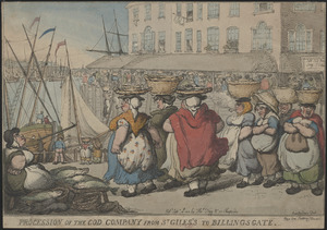 Procession of the Cod Company from St. Giles to Billingsgate