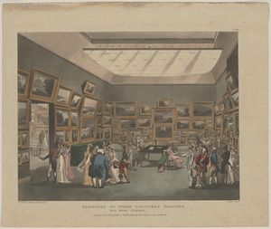Exhibition of water coloured drawings, Old Bond Street