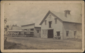 Horse railroad stables, 1890