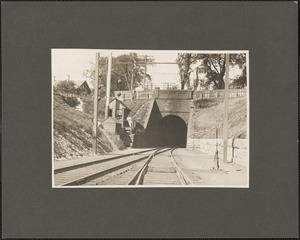 South end of RR tunnel, Vernon St. above