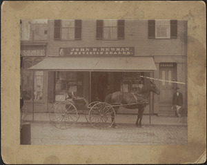 John H. Newman, provisions dealer, located at 15 Pleasant St.