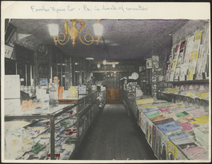Fowle's News Co. interior, State Street, c. 1910