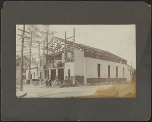 Demolition of church, Fair St. corner of Prospect St.