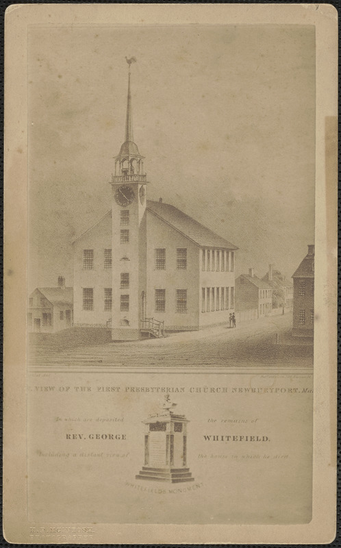 View of the First Presbyterian Church Newburyport, Ma