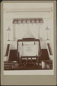 Pulpit in Old South Church, Newburyport, Mass.