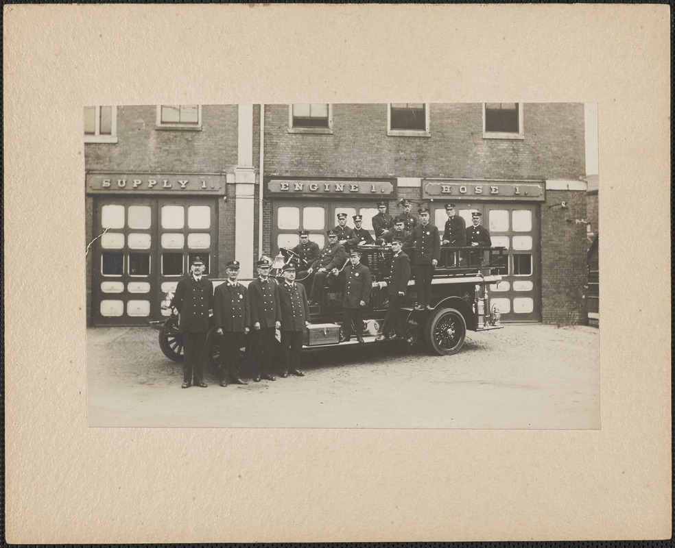 Old Fire Station at Market Square, Newburyport, Mass., Charles B