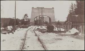Building the new Chain Bridge, pre 1910