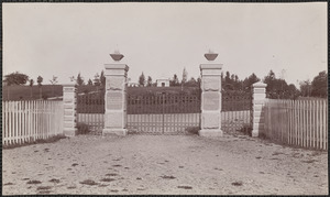 Parker St. entrance to Oak Hill Cemetery