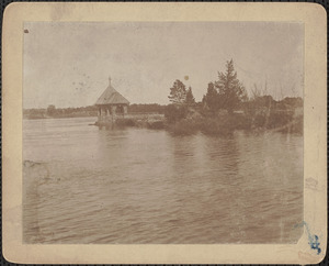 Deer Island, Summer house looking down river, lost in flood of 1936
