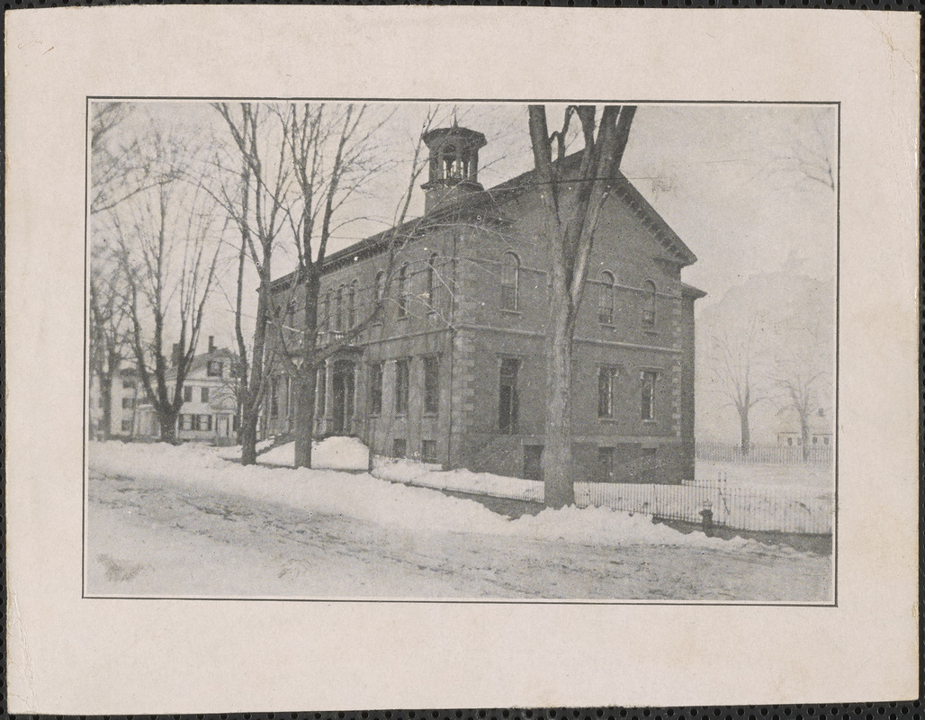 Old NBPT High School, before 1909-09 addition