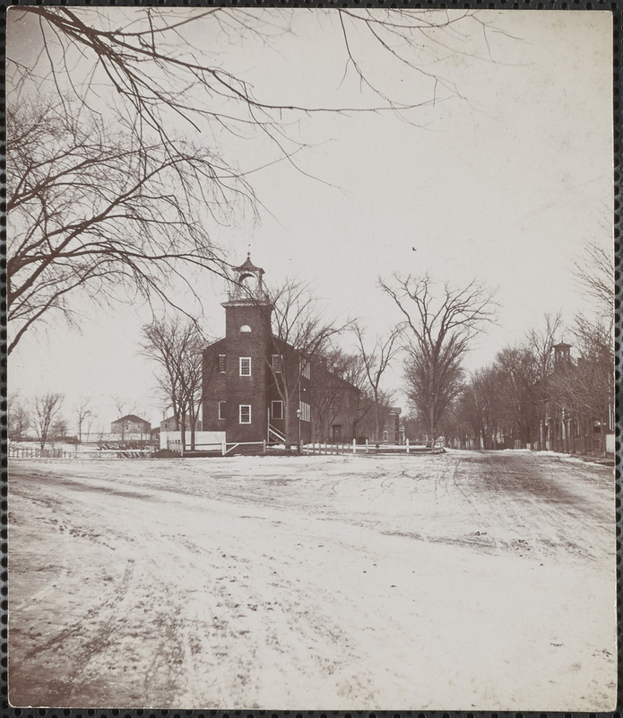 Bartlet Mall School house, East side