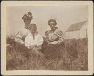 Sarah M. Loppan, Elizabeth L. Perry, Cushing Loppan, Gay Head, 1894
