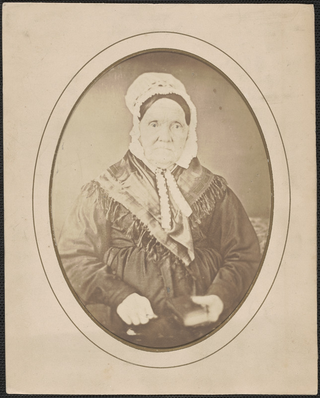 Mrs. Anna Harris, daughter of Edward Toppan, born in Newbury, Mass. May 1st 1761, died Dec. 22 1860, aged 99 years 7 mo, 22 days
