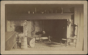 A kitchen in the old Pillsbury house, Newburyport, Mass. built by Daniel Pillsbury A.D. 1700