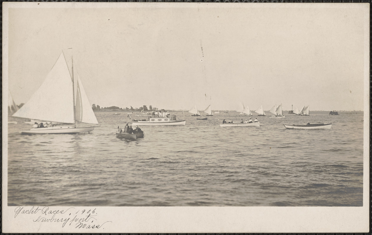 Yacht races, 1906, Newburyport, Mass.