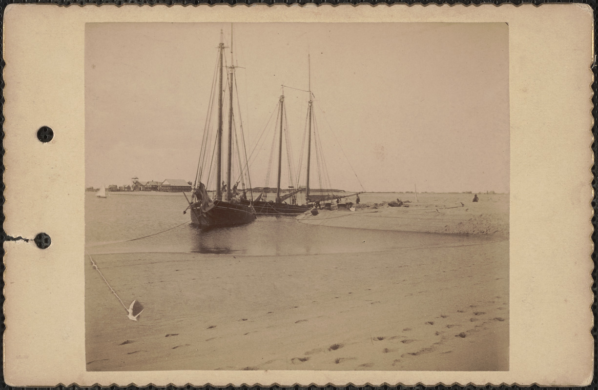 Plum Island Point, loading sand Digital Commonwealth