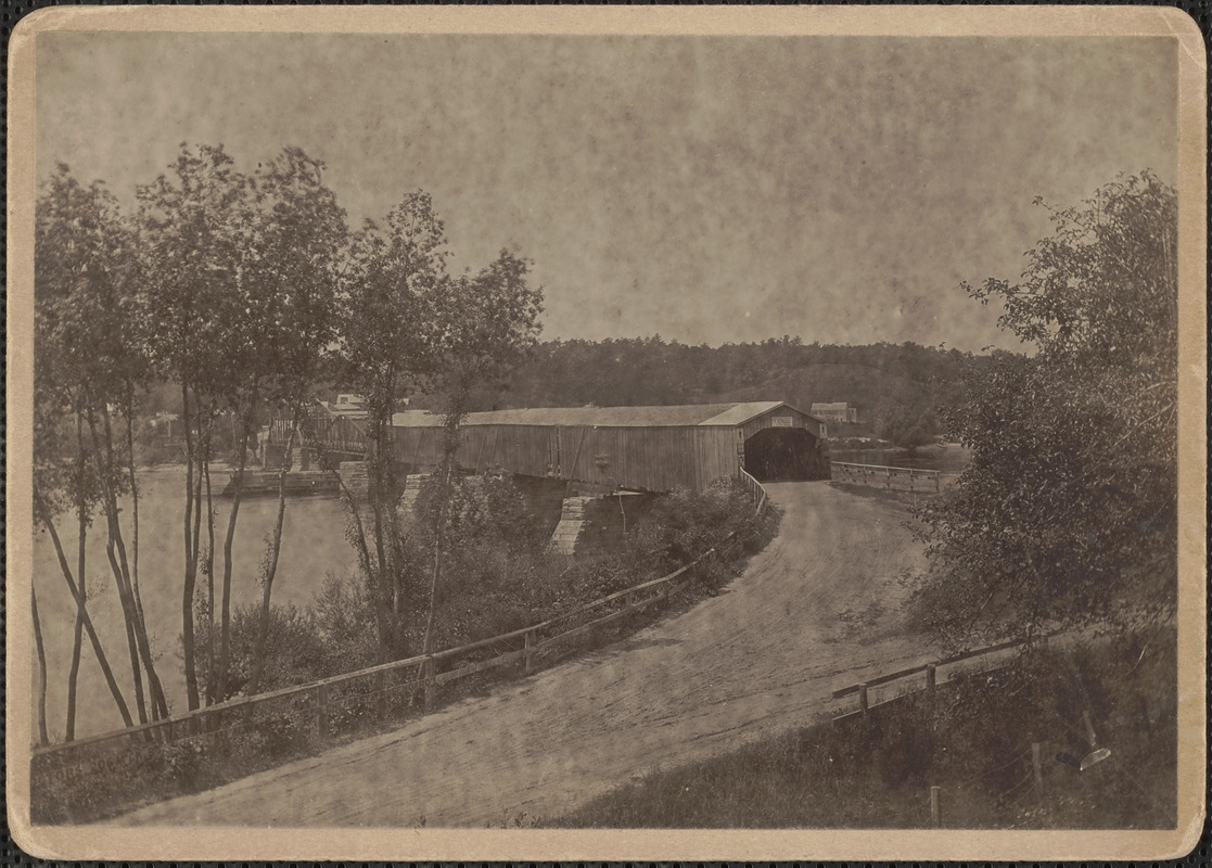 Rocks Village Bridge, Bridge St., West Newbury, River St. to right