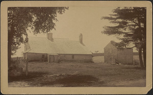 Old Sawyer House, West Newbury, torn down by E.S. Moseley