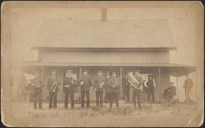 Skating Rink Band, Black Rocks Rink, Salisbury Point, Mass. 1884