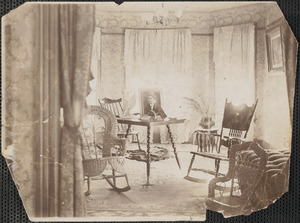 Living room, 16 Barton St. 1898