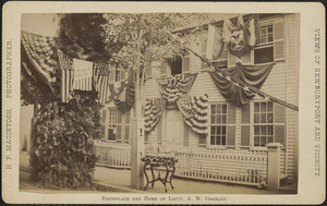 Birthplace and home of Lieut. A.W. Greeley