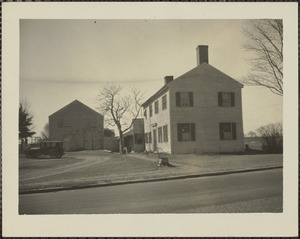 Old Roaf House, three roads, just before it was razed, March 1935