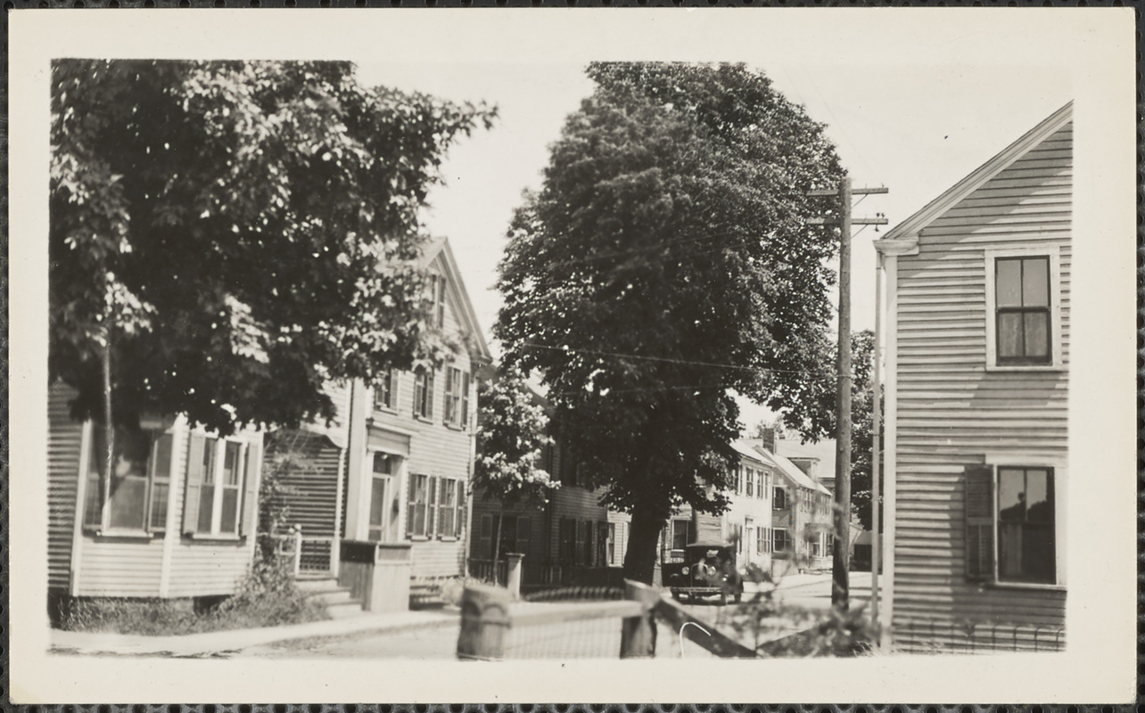 Vernon Street, looking toward Auburn, from corner of Morisons house on right, July 1934