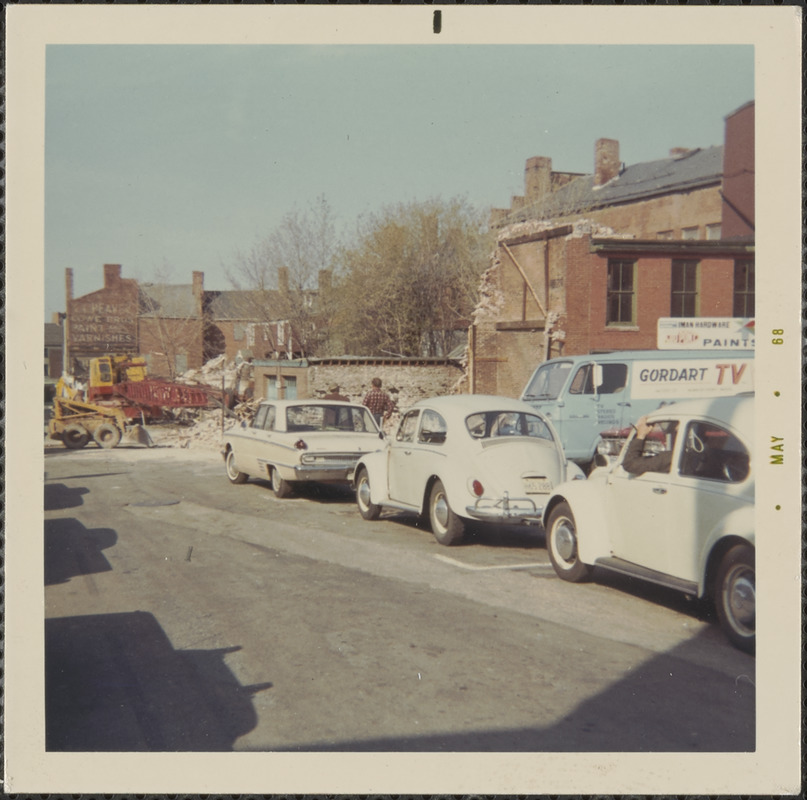 Urban renewal, Inn St. demolition, May 1968