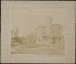 Moulton Castle, built in 1868 off Ferry Rd.