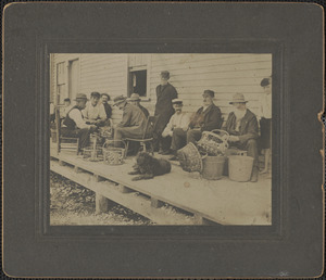Group at clam house