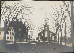 Brown Square Central Church and Garrison Inn, c. 1910