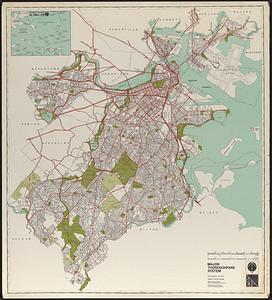 Major thoroughfare system, city of Boston, July 1979