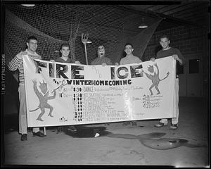 The Fire and Ice Winter Homecoming banner