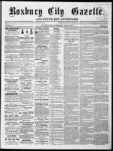 Roxbury City Gazette and South End Advertiser, June 29, 1865