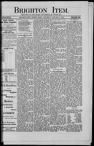 The Brighton Item, January 31, 1891