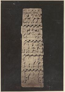 Carved slab depicting tiers of religious figures