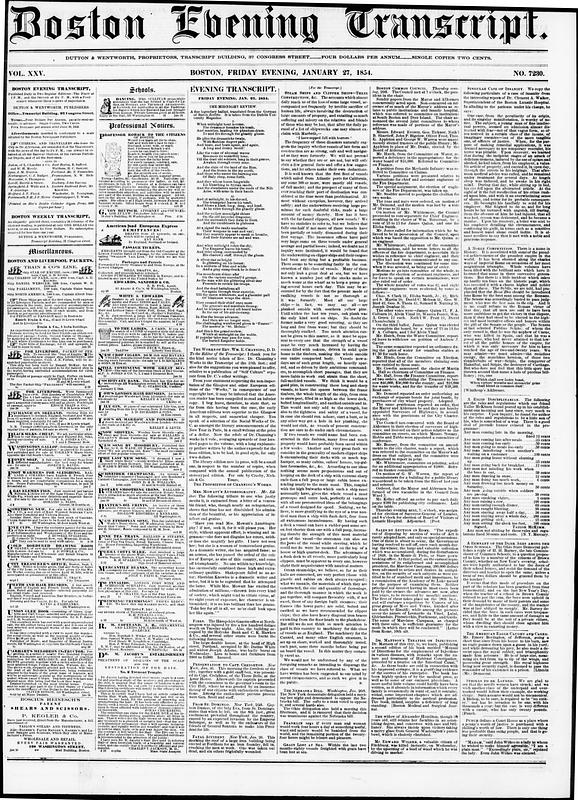 Boston Evening Transcript - Digital Commonwealth