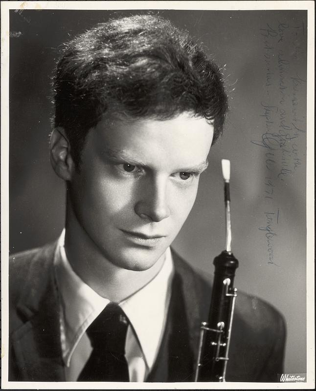 Portrait of Stephen Goble, Tanglewood student